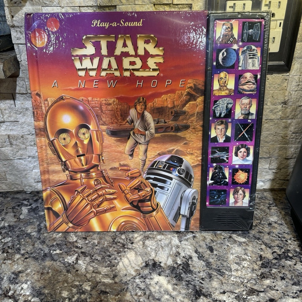 NEW Star Wars: A New‎ Hope Play-a-Sound Sealed Book Hardcover.